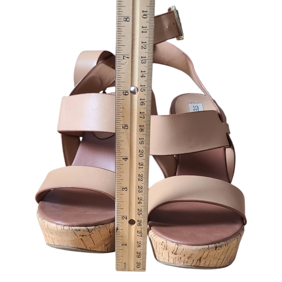 STEVE MADDEN | ELINE WEDGES | TAN | SIZE 8 - Picture 6 of 10